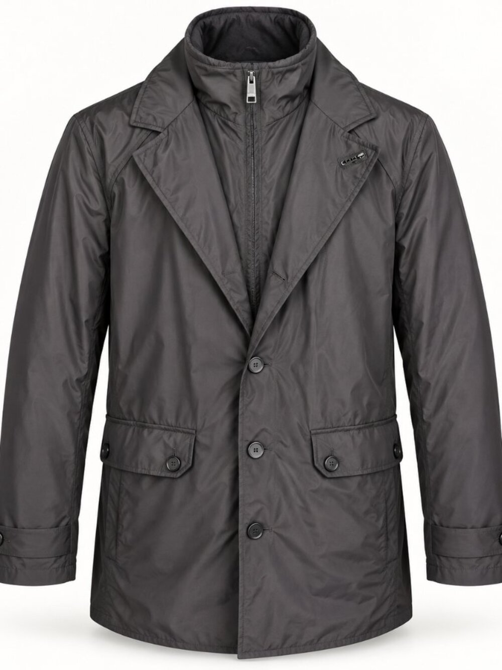 Marc New York by Andrew Marc Men’s Black Layered Blazer Jacket Coat Size M